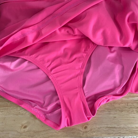 Cacique Swim Skirt Bottom Womens Size 28 Pink Nylon Spandex NWT SW-1865 - Picture 10 of 10